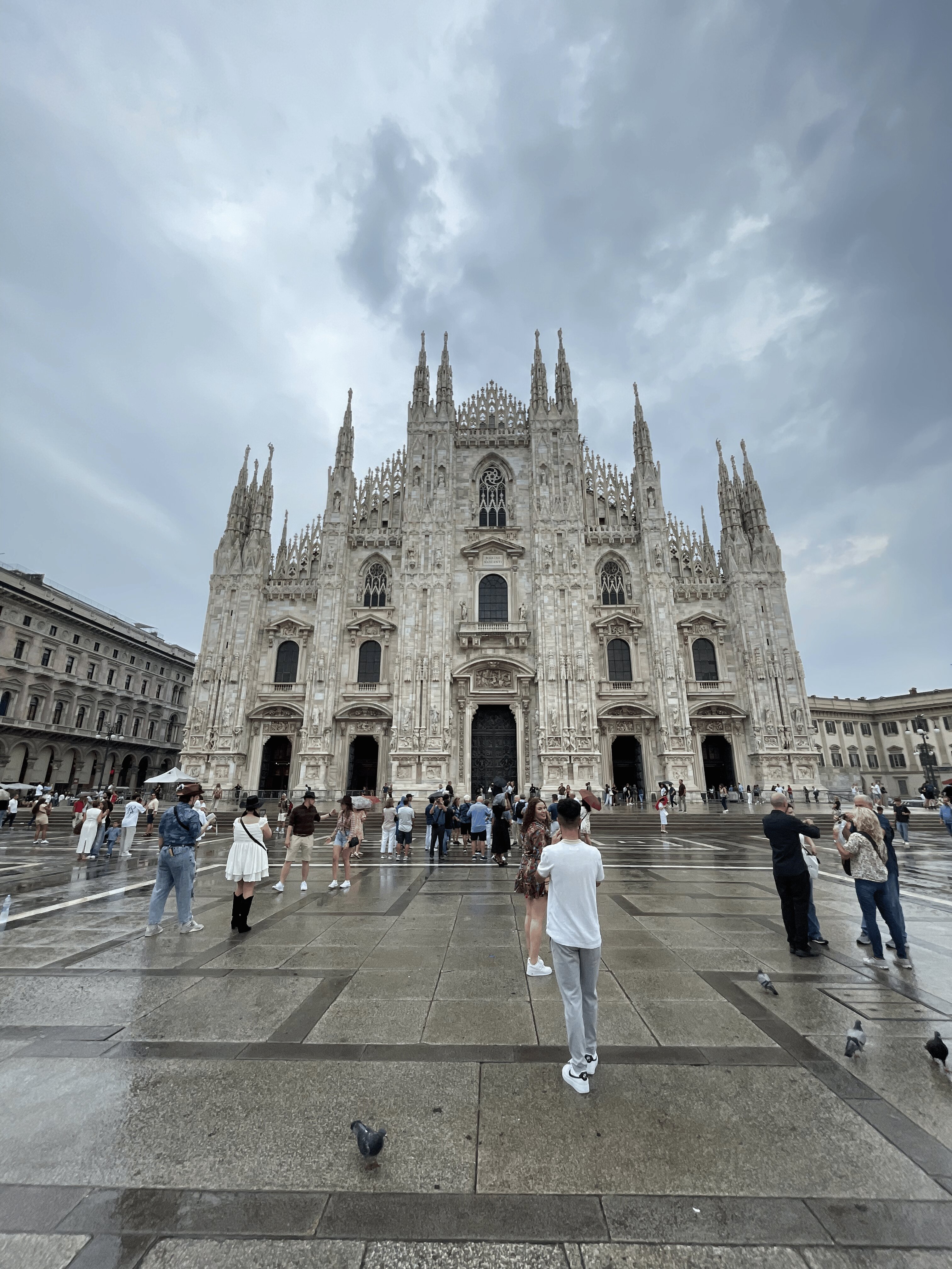 A hatalmas milánói dóm